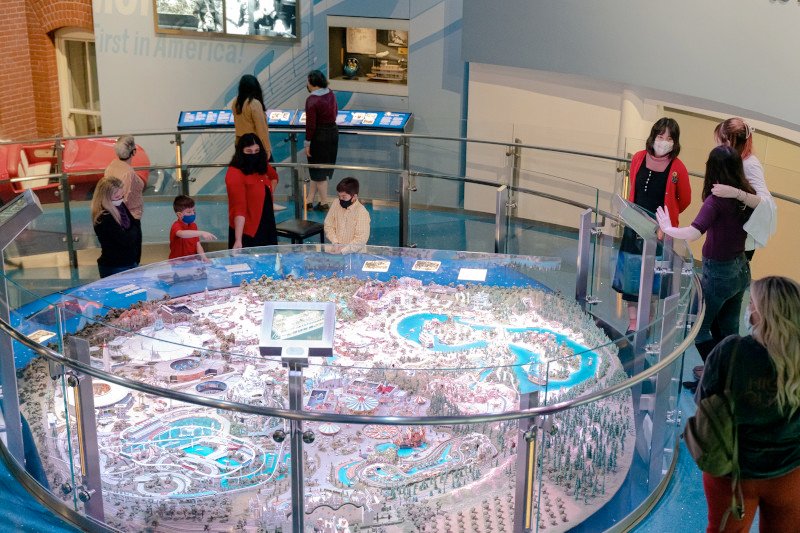 The Walt Disney Family Museum — model of The Disneyland of Walt’s Imagination